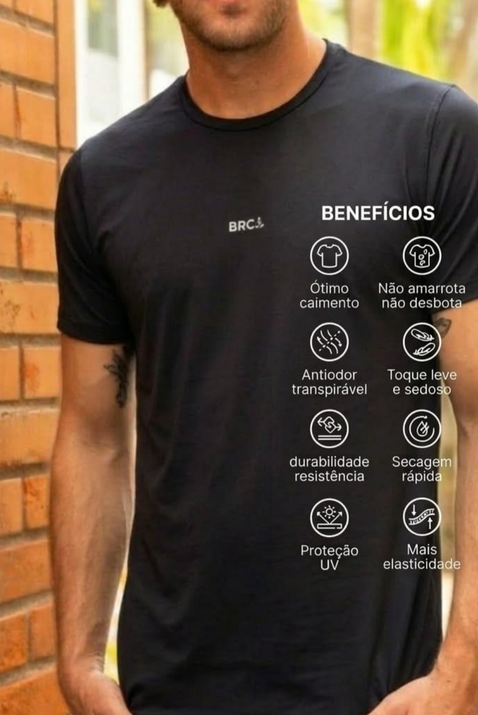 Camiseta Proteção UV 50+